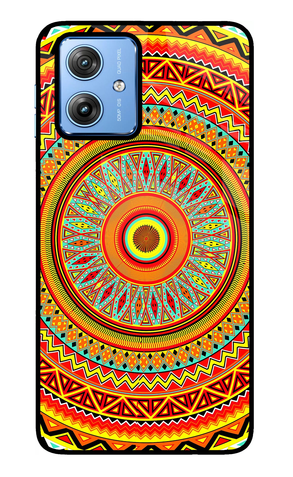 Mandala Pattern Moto G64 5G Glass Case