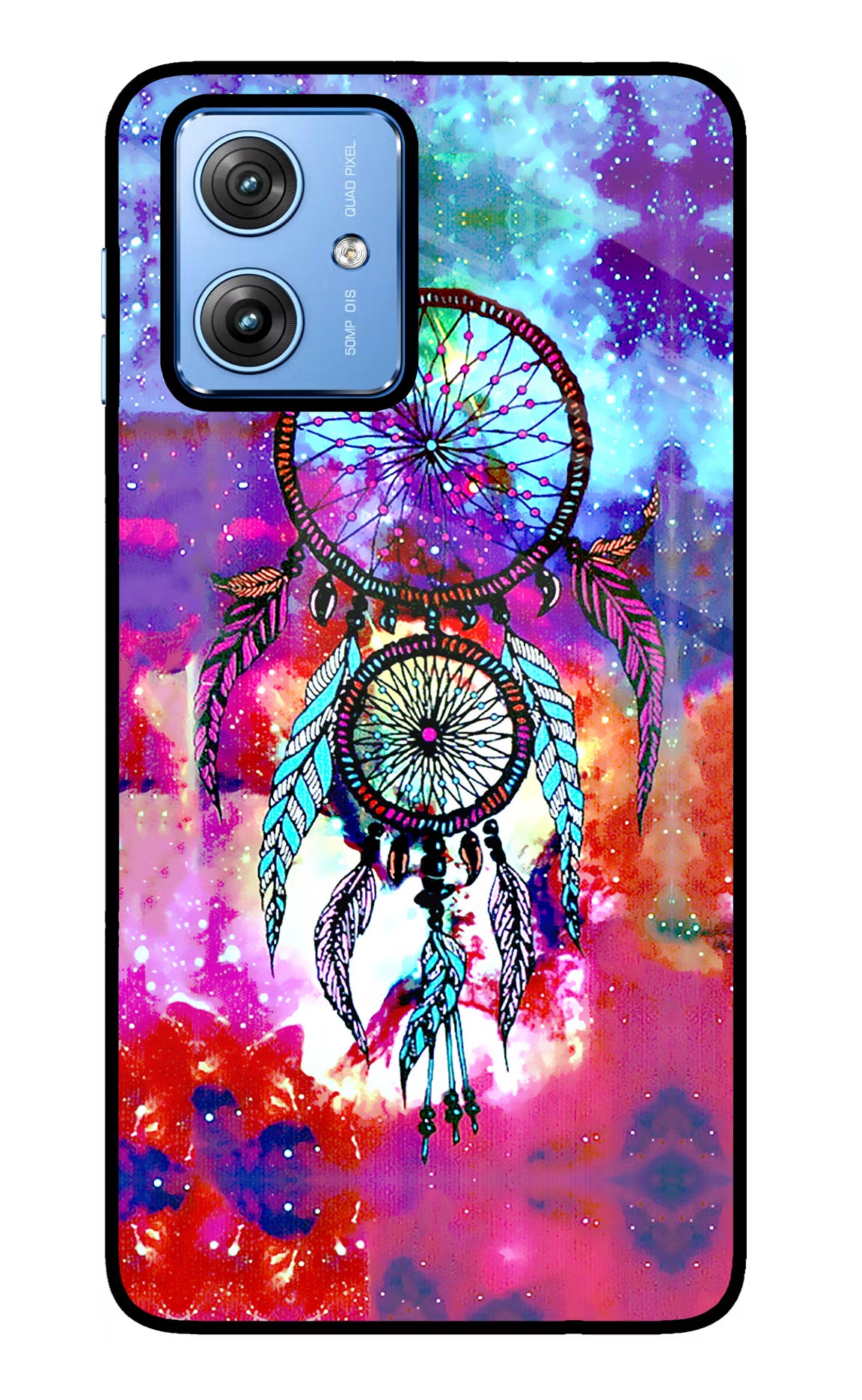 Dream Catcher Abstract Moto G64 5G Glass Case Back Cover by Casekaro