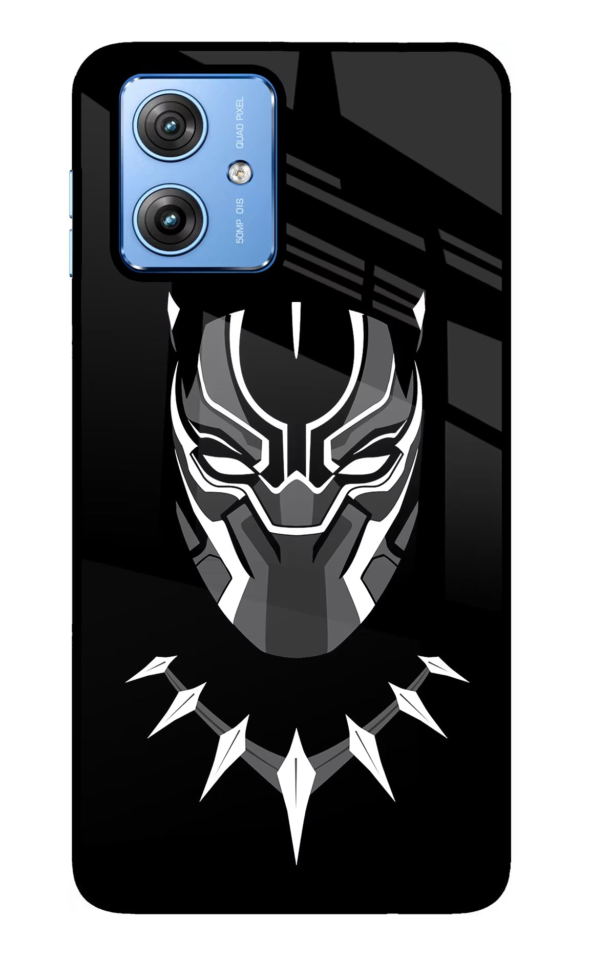 Black Panther Moto G64 5G Glass Case Back Cover by Casekaro