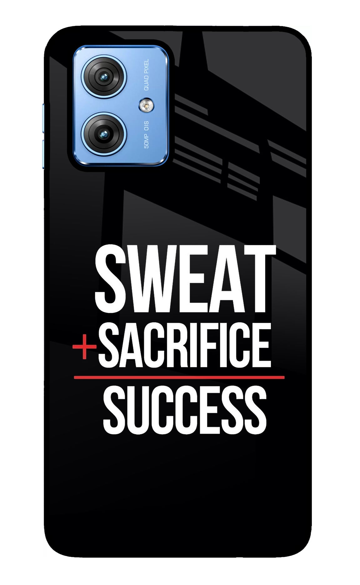 Sweat Sacrifice Success Moto G64 5G Glass Case