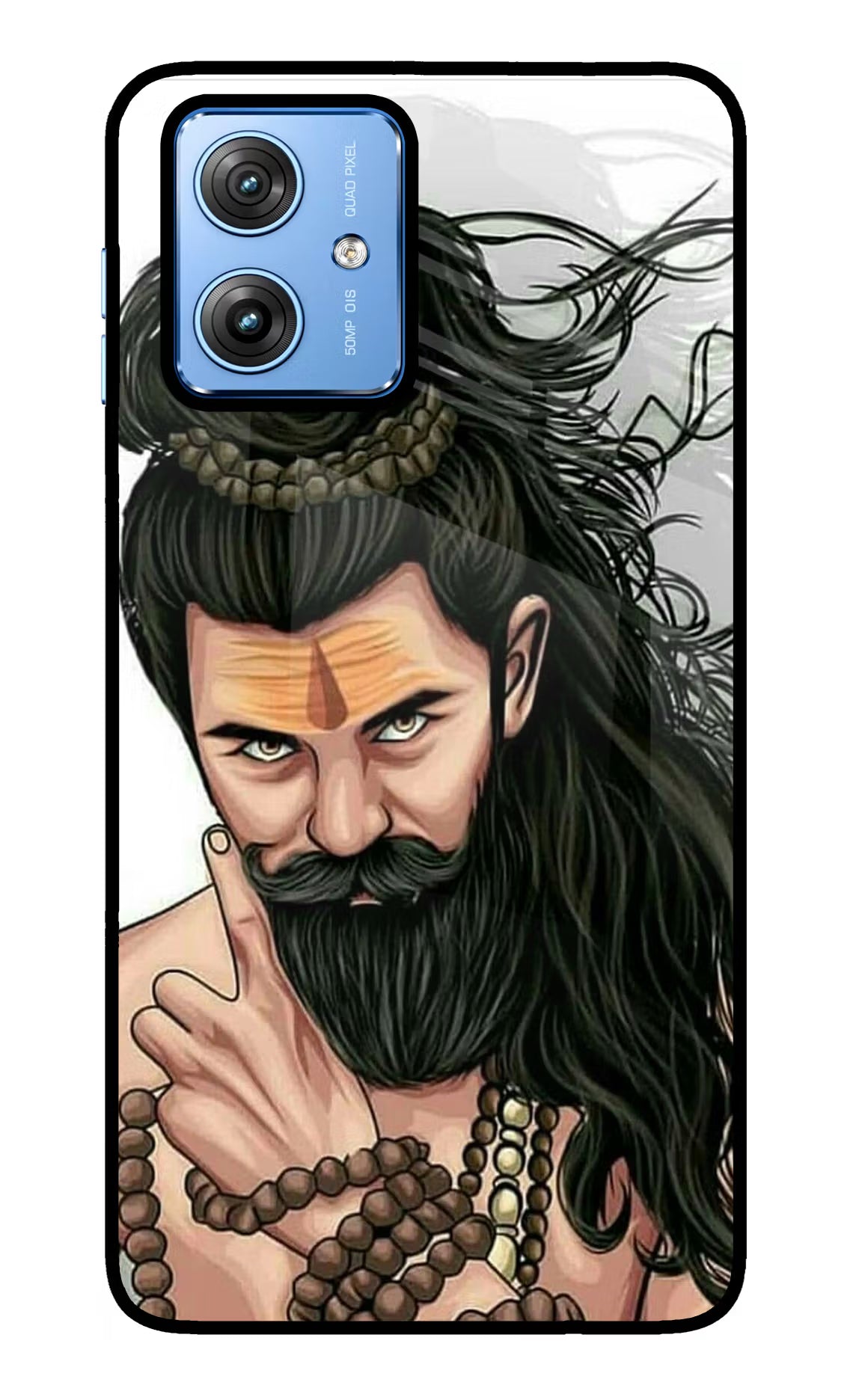 Mahadev Moto G64 5G Glass Case Back Cover by Casekaro