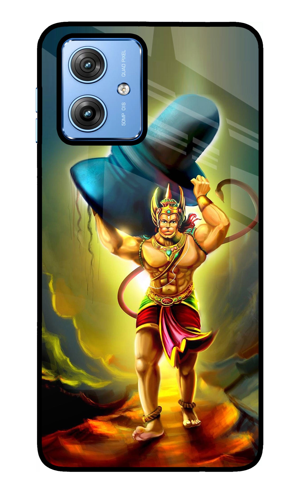 Lord Hanuman Moto G64 5G Glass Case