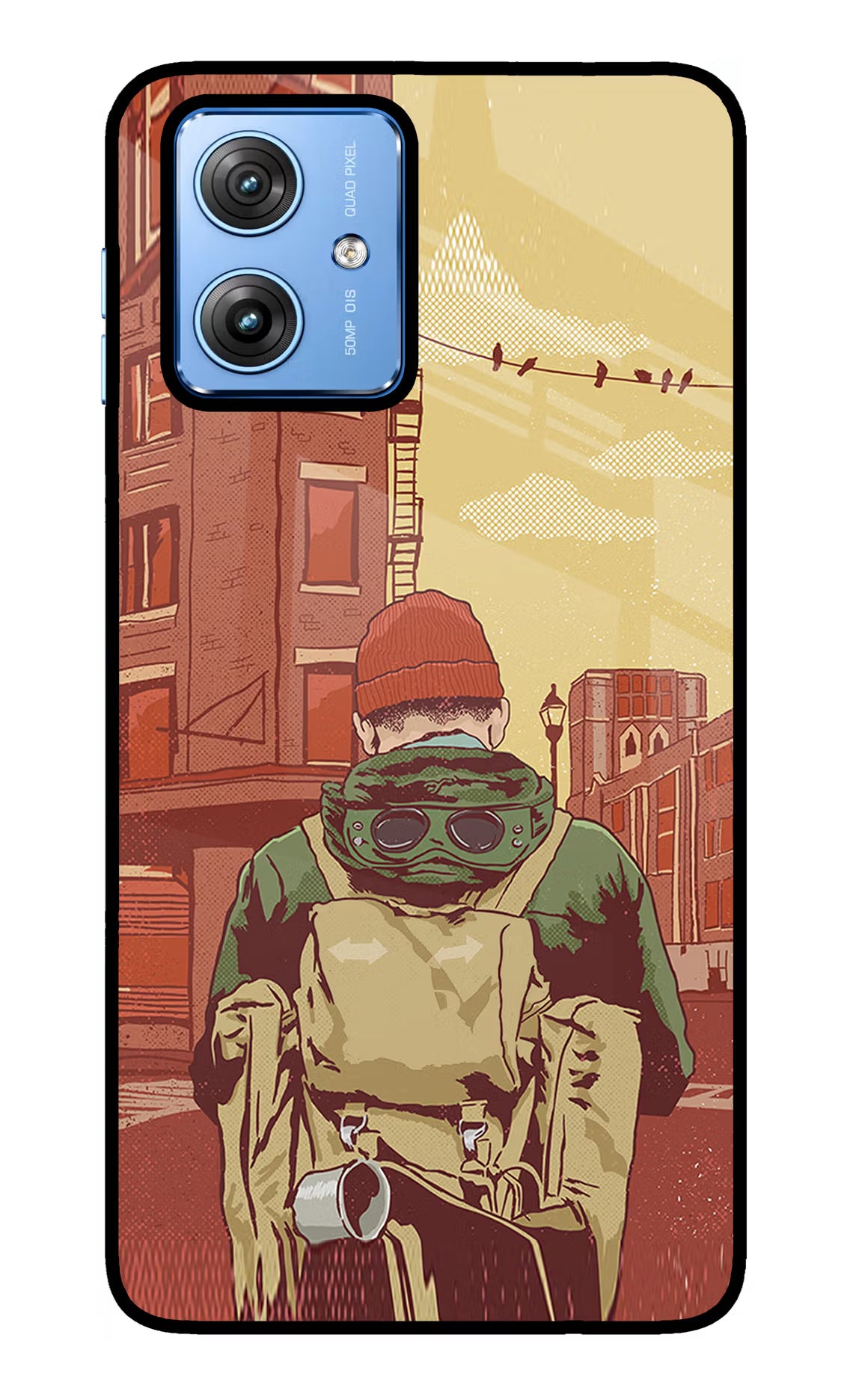 Adventurous Moto G64 5G Glass Case Back Cover by Casekaro