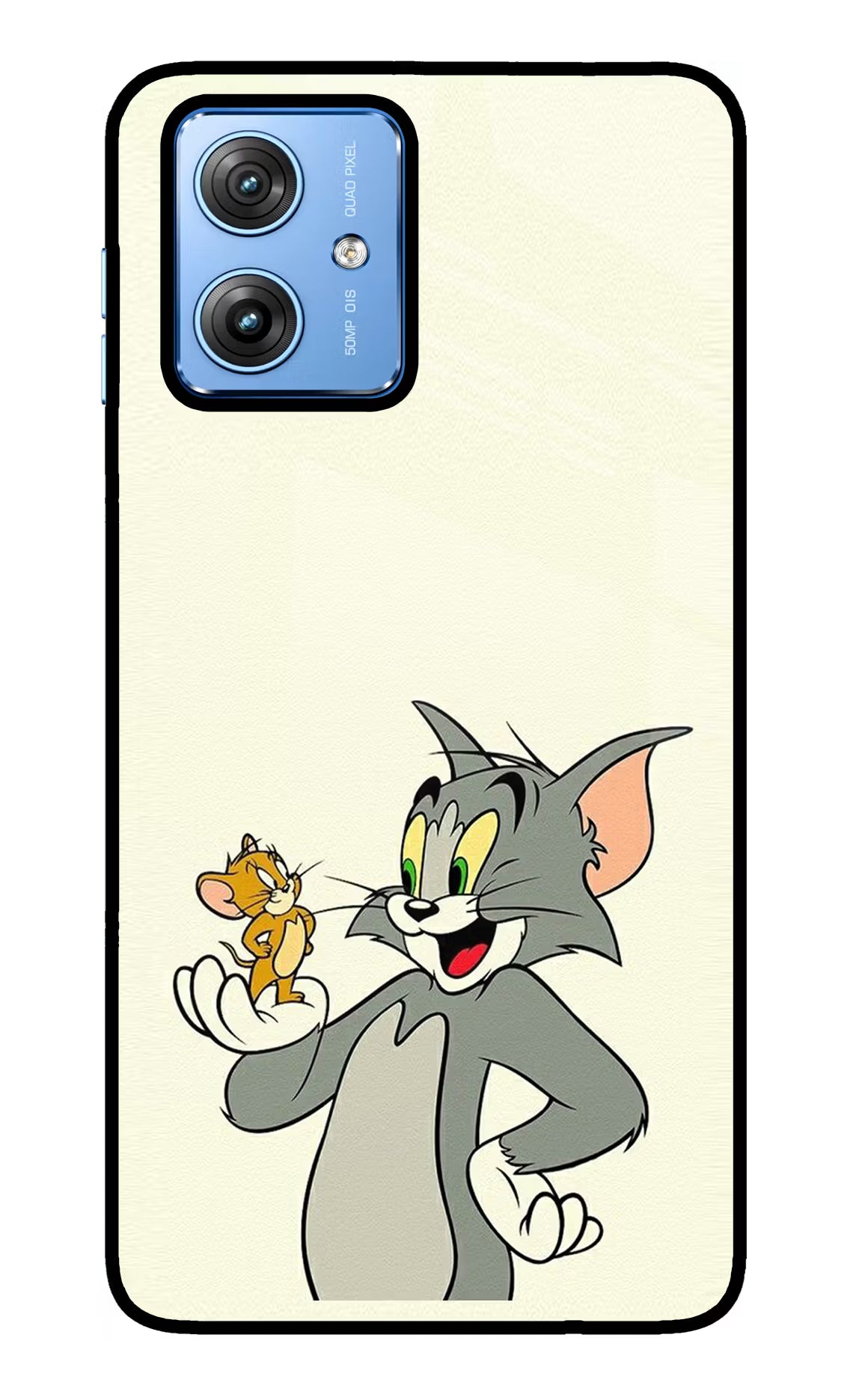 Tom & Jerry Moto G64 5G Glass Case Back Cover by Casekaro