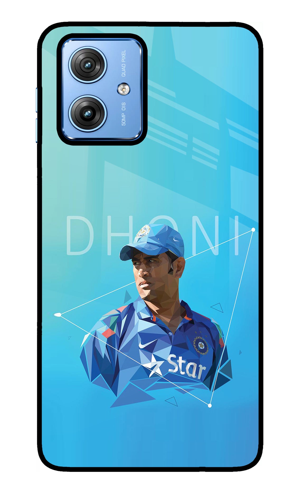 Dhoni Artwork Moto G64 5G Back Cover