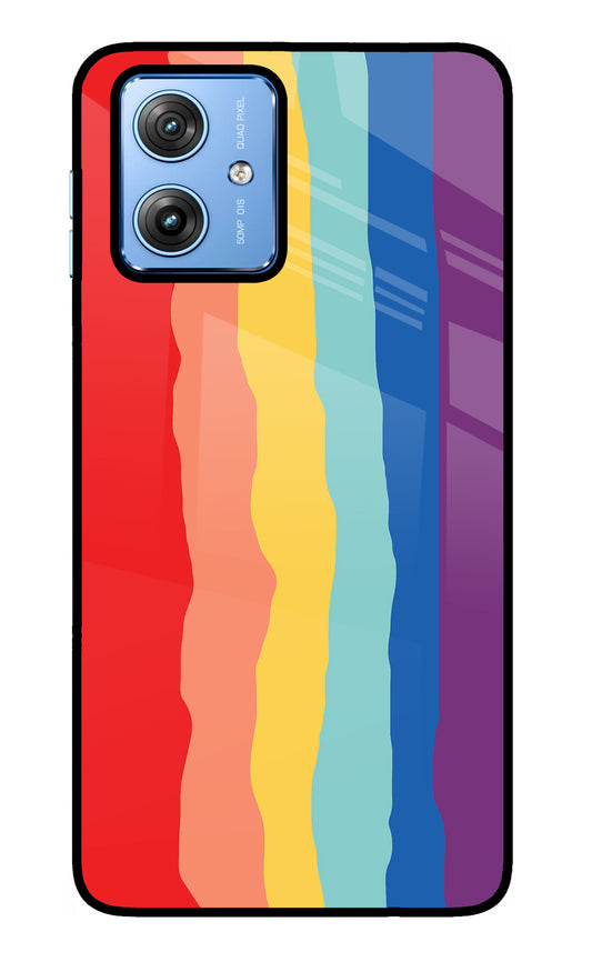 Rainbow Moto G64 5G Glass Case