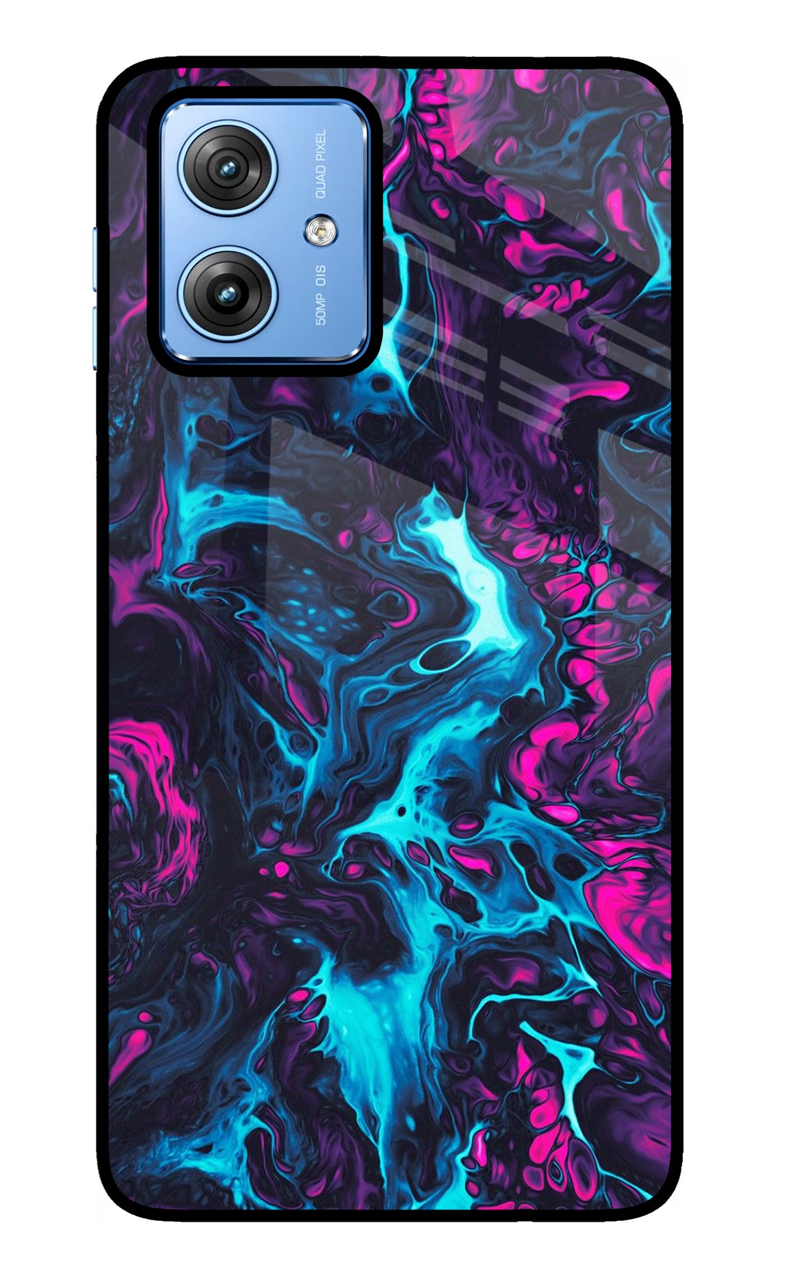 Abstract Moto G64 5G Glass Case