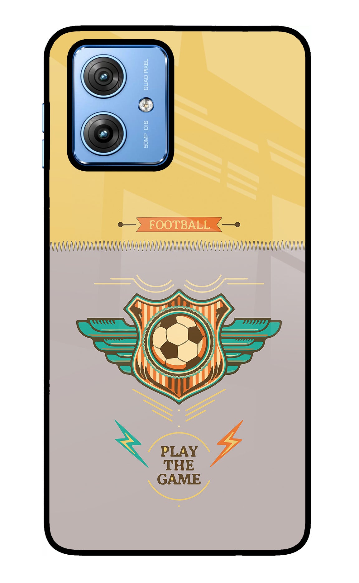 Football Moto G64 5G Glass Case