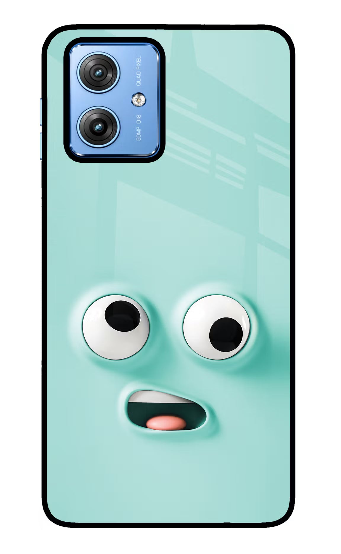 Funny Cartoon Moto G64 5G Glass Case Back Cover by Casekaro