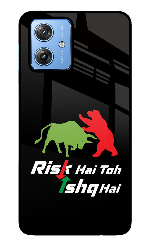 Risk Hai Toh Ishq Hai Moto G64 5G Glass Case