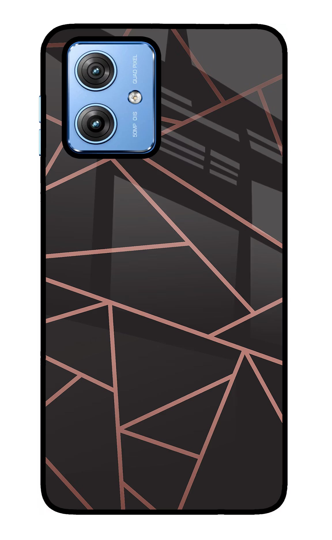 Geometric Pattern Moto G64 5G Glass Case Back Cover by Casekaro