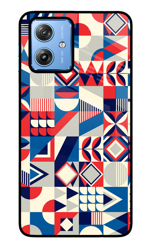 Colorful Pattern Moto G64 5G Glass Case