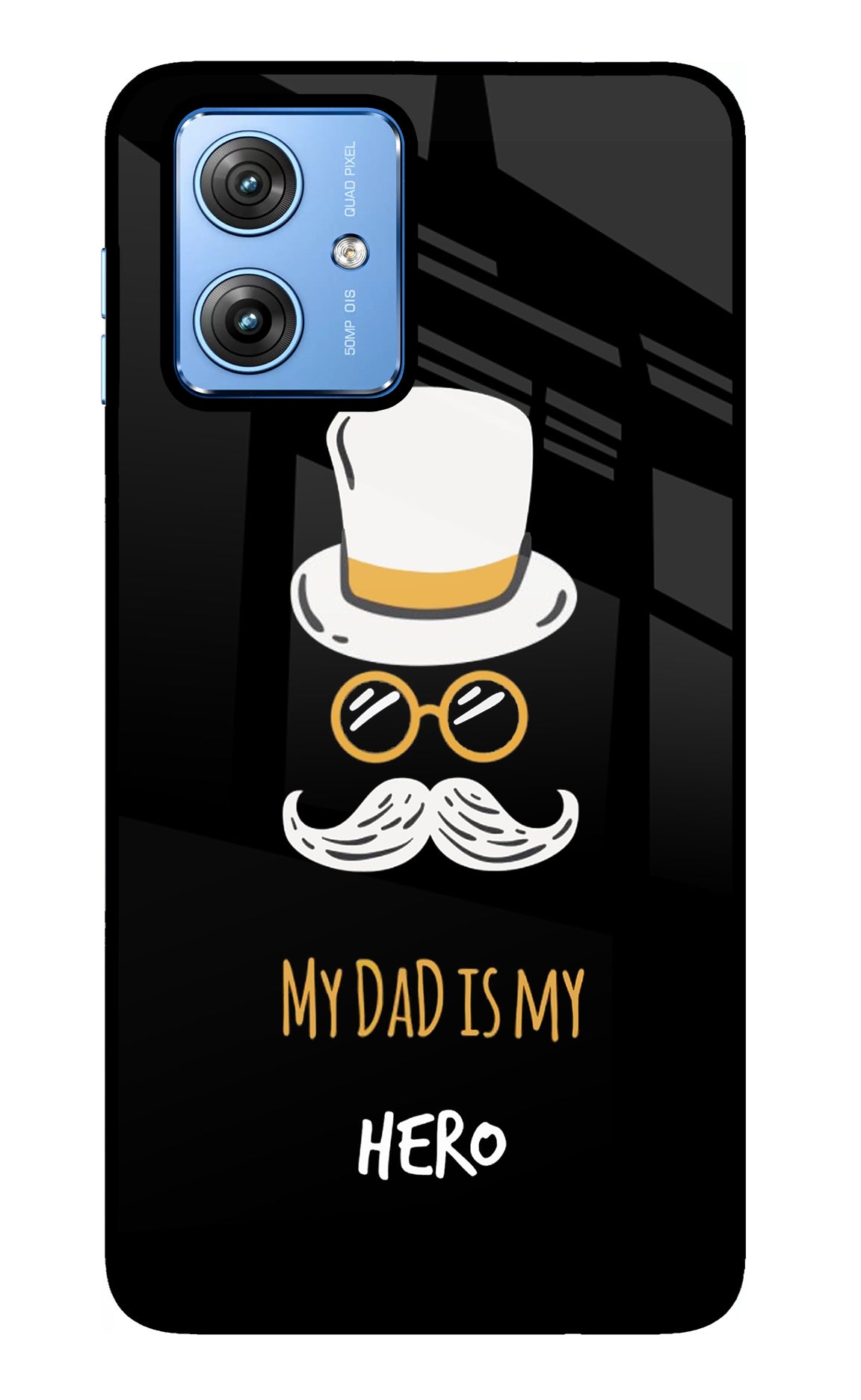 My Dad Is My Hero Moto G64 5G Glass Case