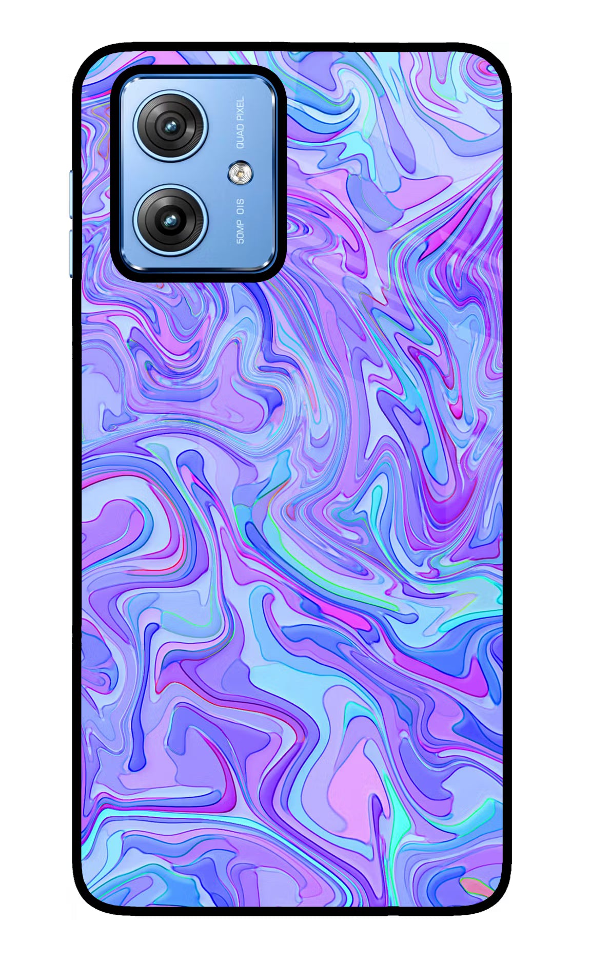 Glitter Moto G64 5G Glass Case Back Cover by Casekaro