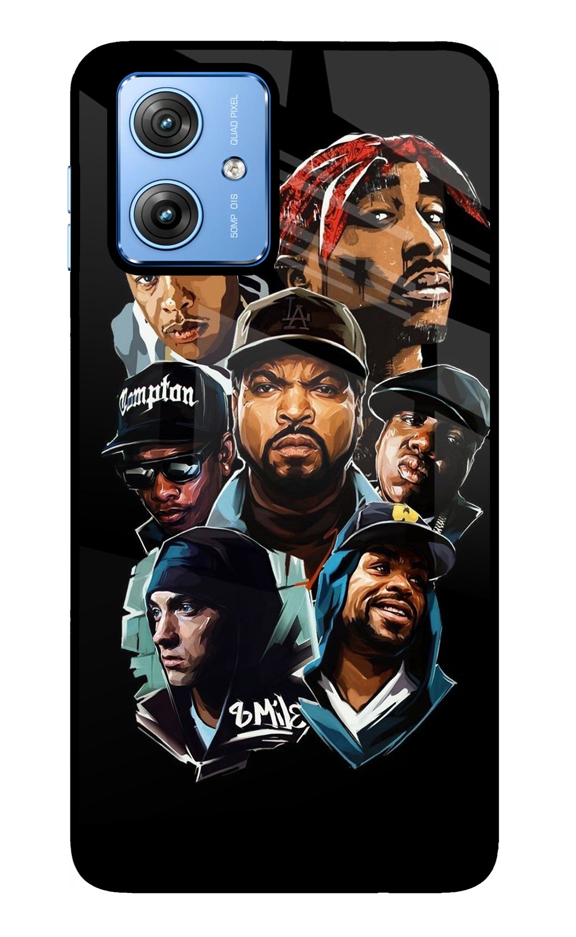 Rappers Moto G64 5G Glass Case