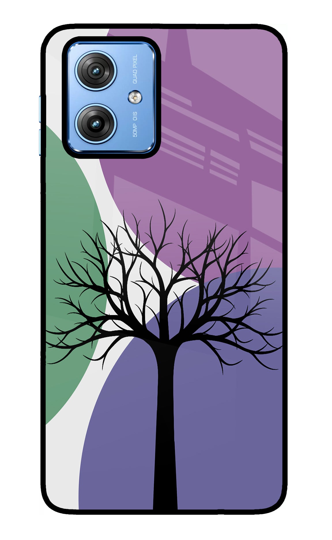 Tree Art Moto G64 5G Glass Case