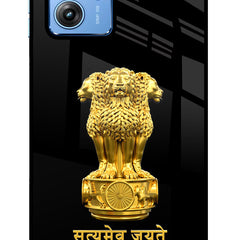 Satyamev Jayate Golden Moto G64 5G Glass Case