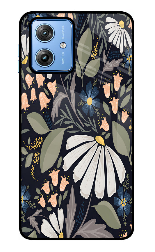 Flowers Art Moto G64 5G Glass Case