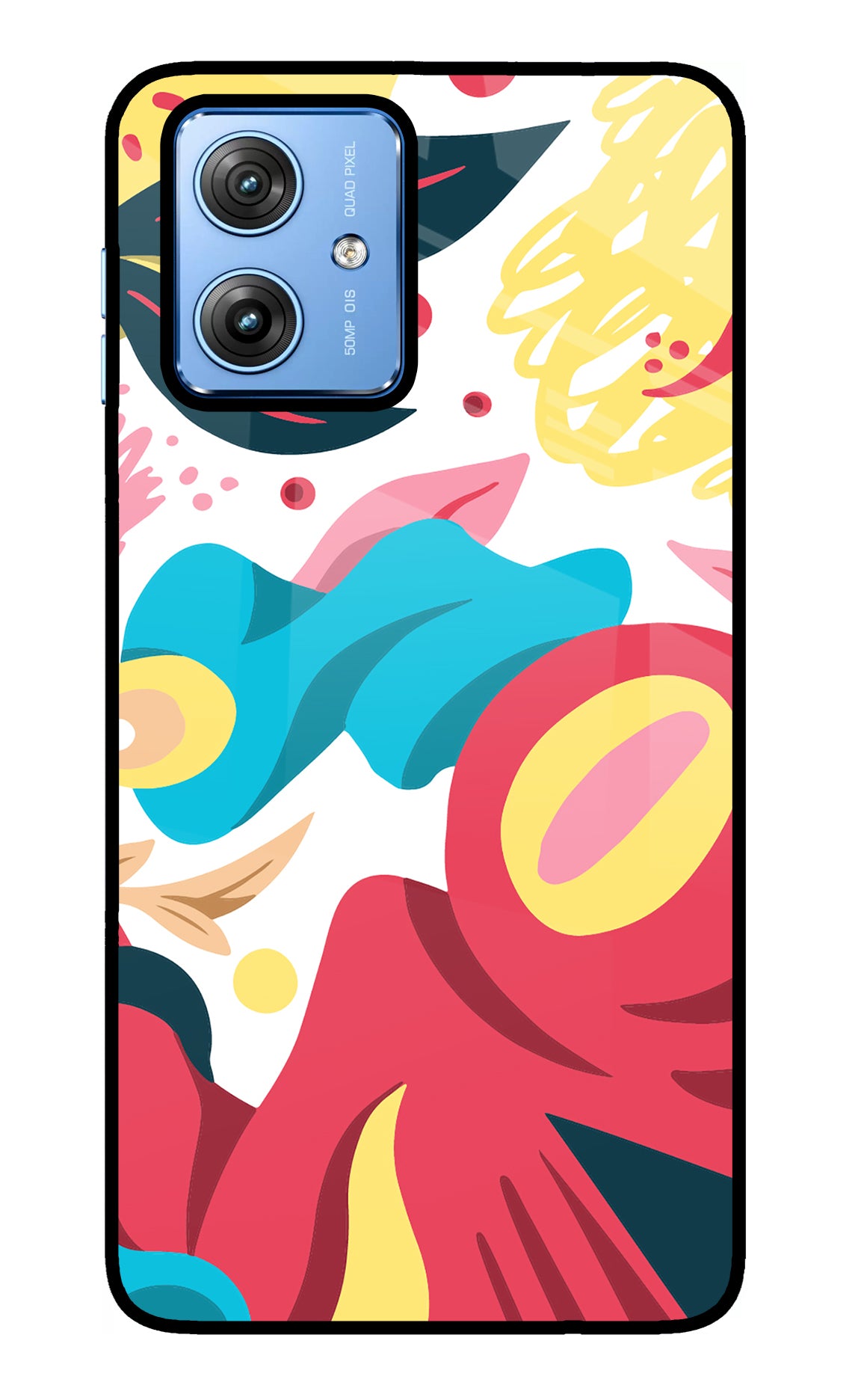 Trippy Art Moto G64 5G Glass Case