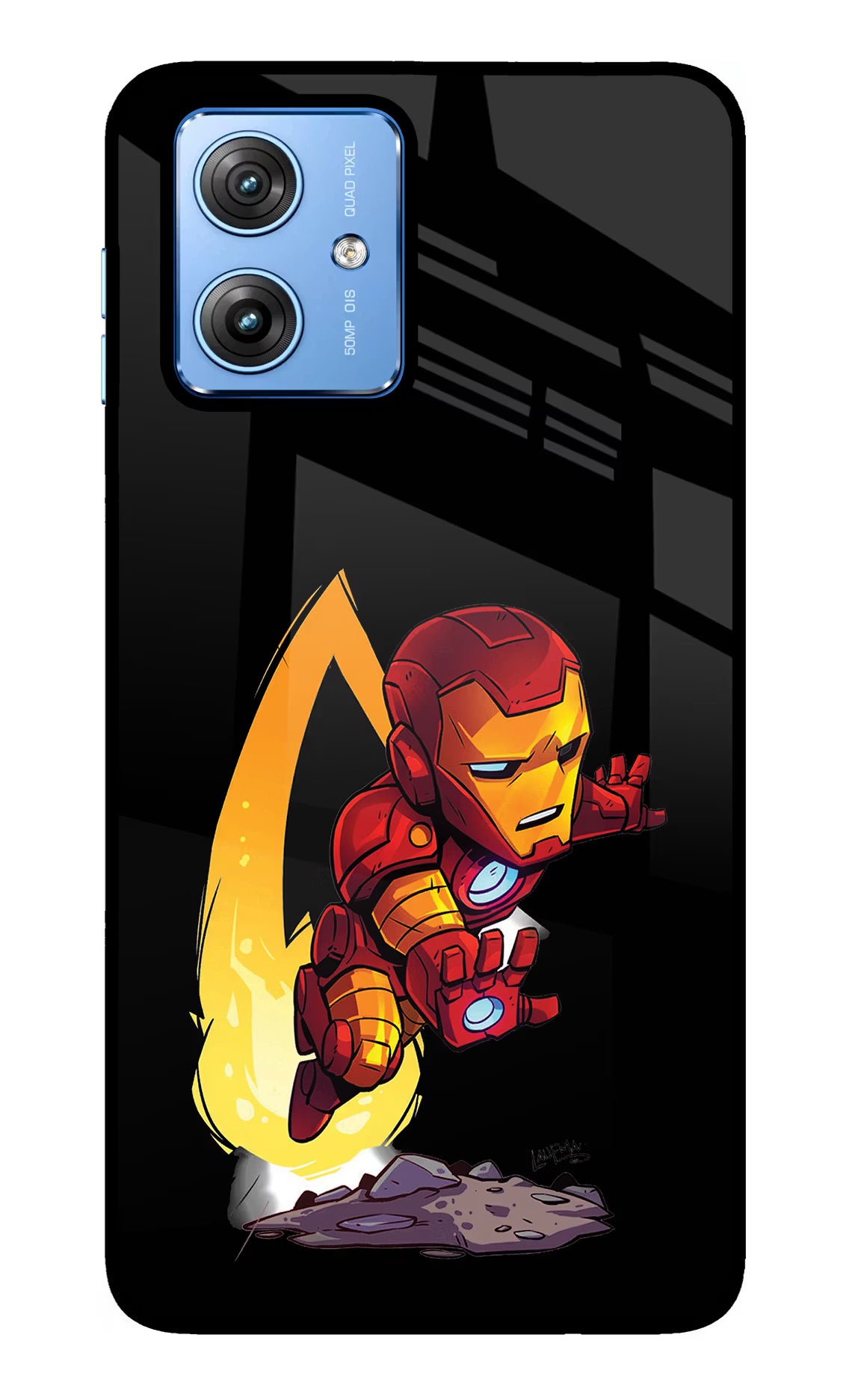 IronMan Moto G64 5G Glass Case Back Cover by Casekaro