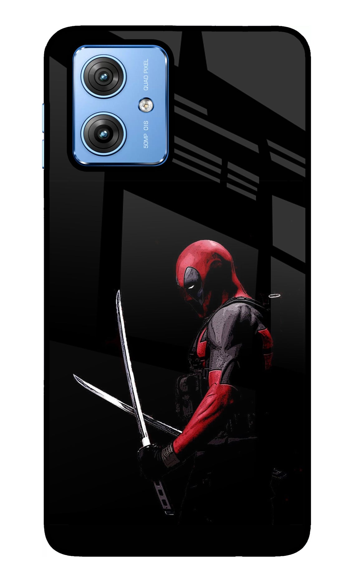 Deadpool Moto G64 5G Glass Case