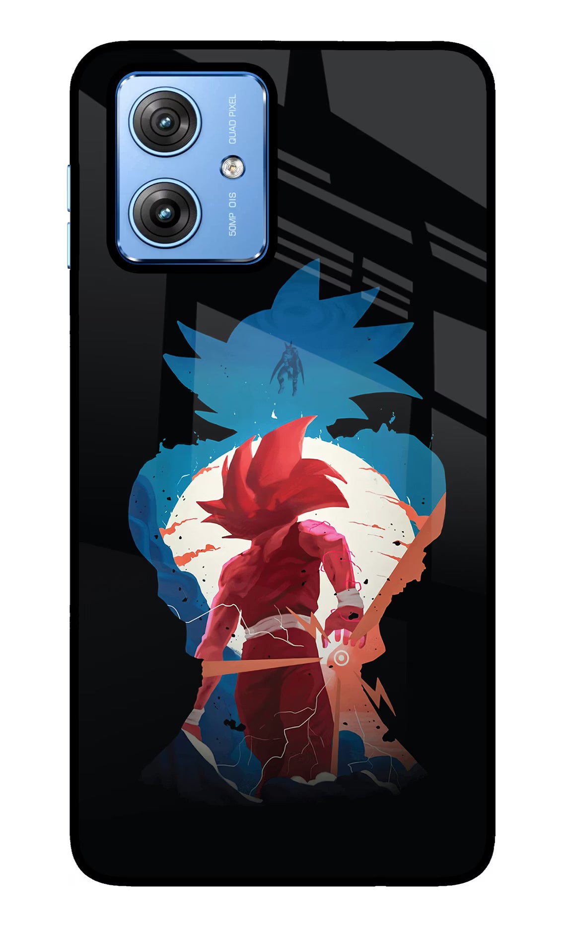 Goku Moto G64 5G Glass Case Back Cover by Casekaro