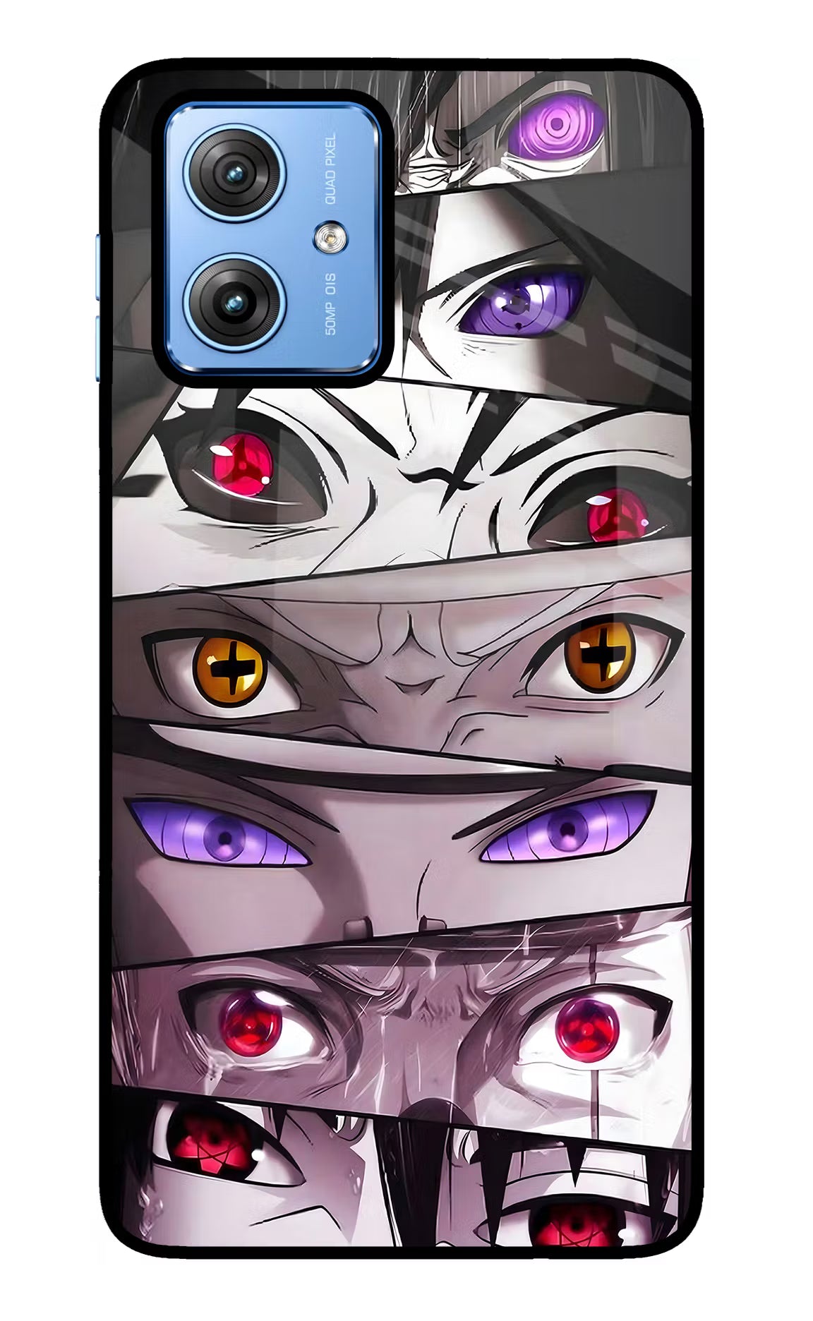 Naruto Anime Moto G64 5G Glass Case Back Cover by Casekaro