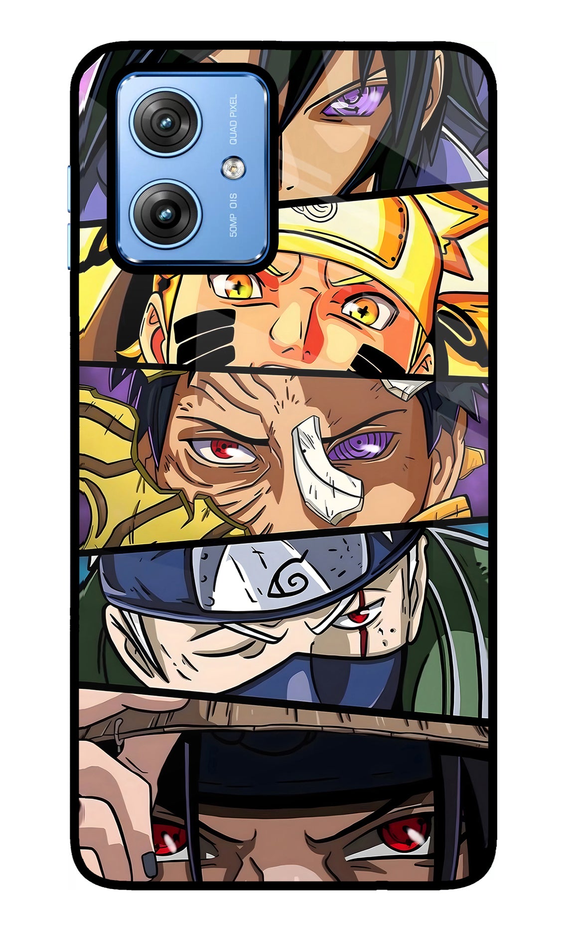 Naruto Character Moto G64 5G Glass Case