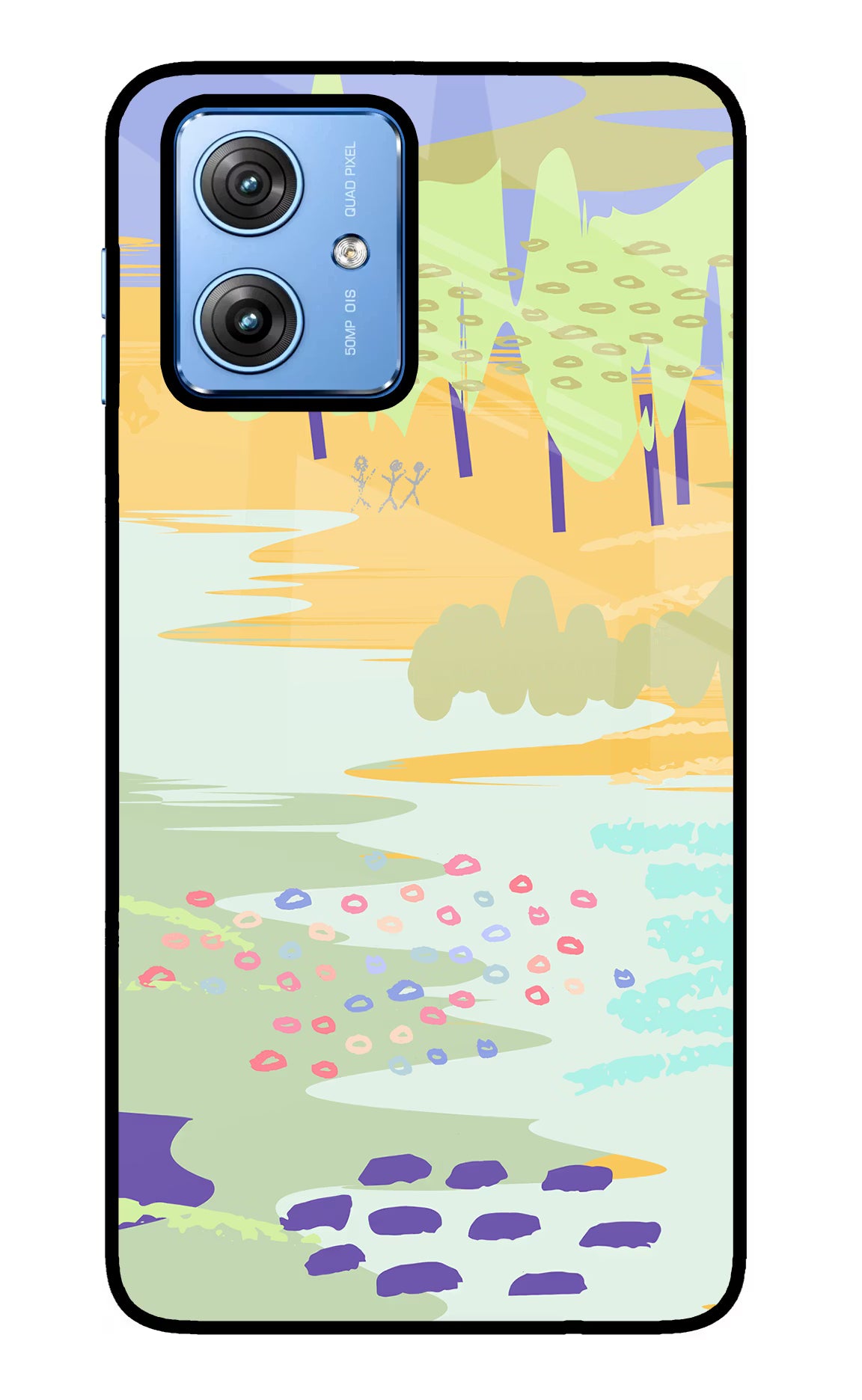 Scenery Moto G64 5G Glass Case Back Cover by Casekaro