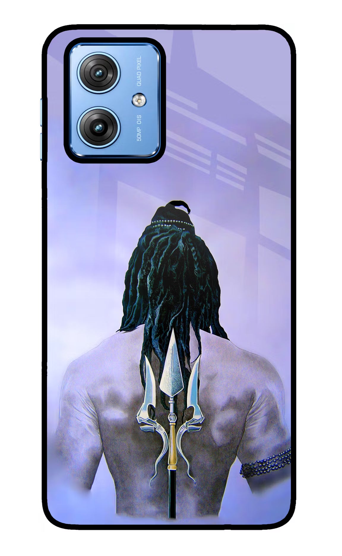Shiva Moto G64 5G Glass Case Back Cover by Casekaro
