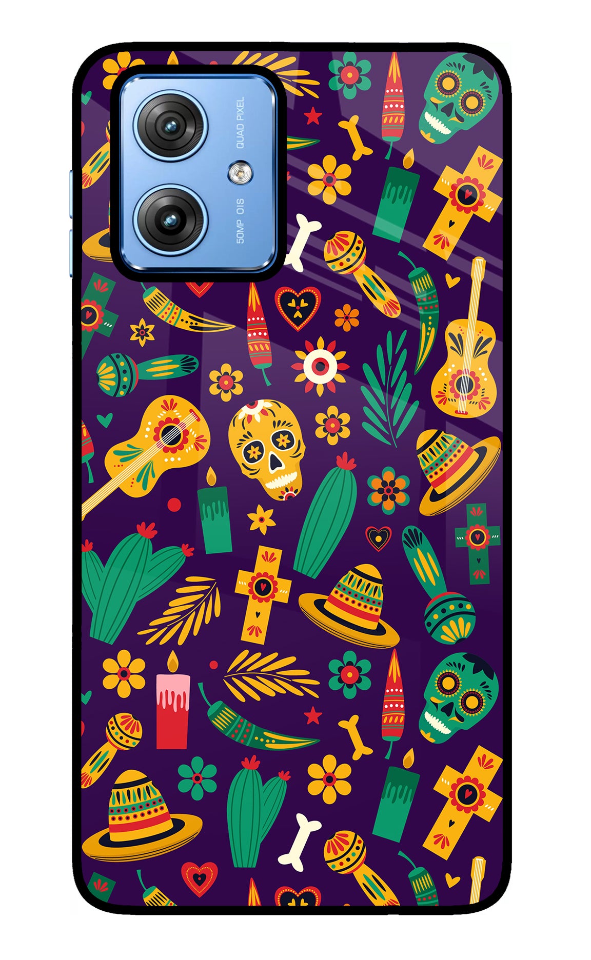 Mexican Artwork Moto G64 5G Glass Case