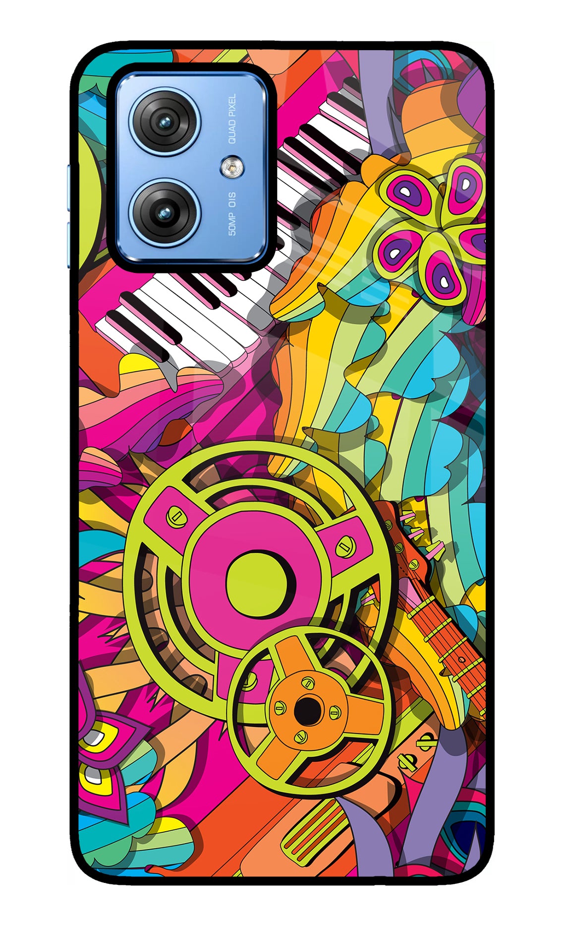 Music Doodle Moto G64 5G Glass Case