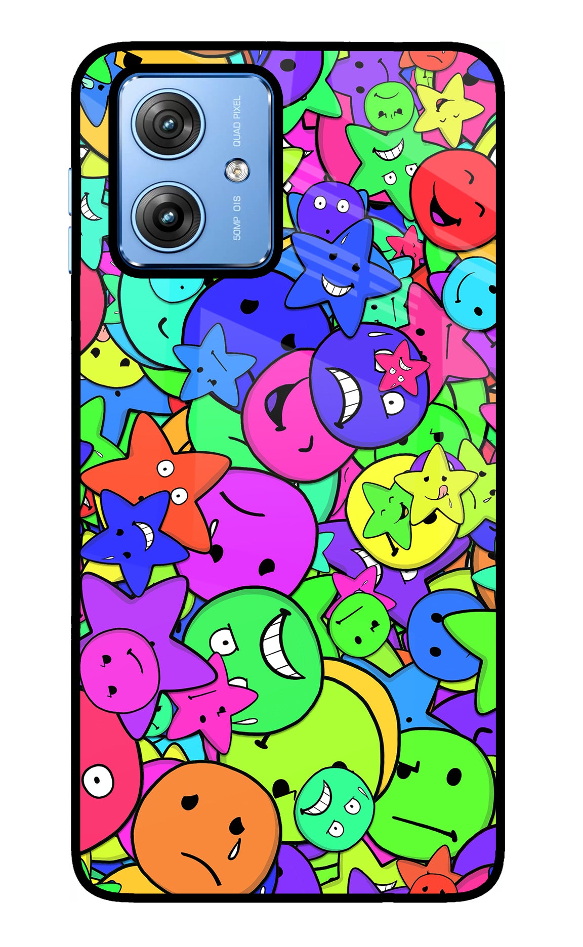 Fun Doodle Moto G64 5G Glass Case