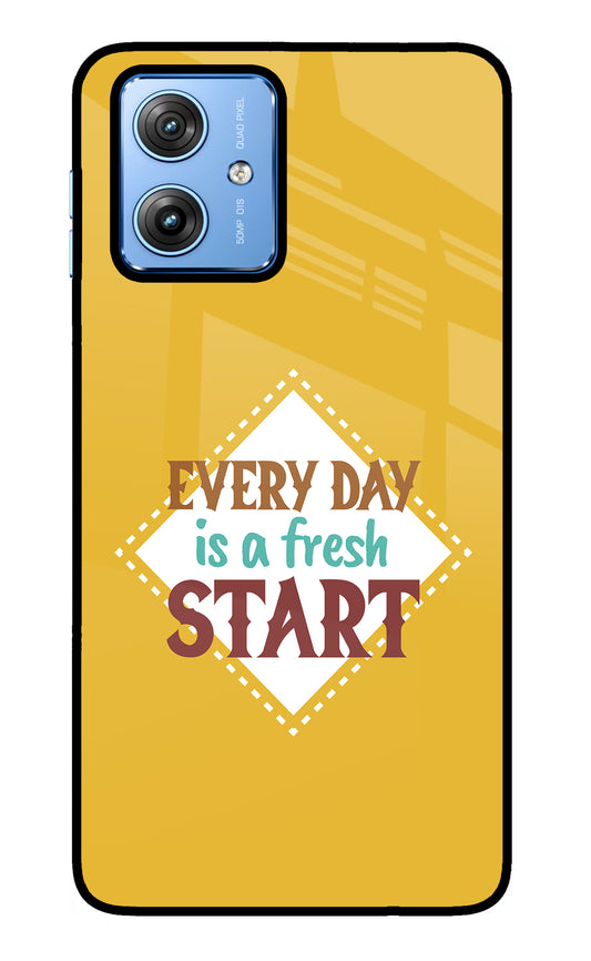 Every day is a Fresh Start Moto G64 5G Glass Case