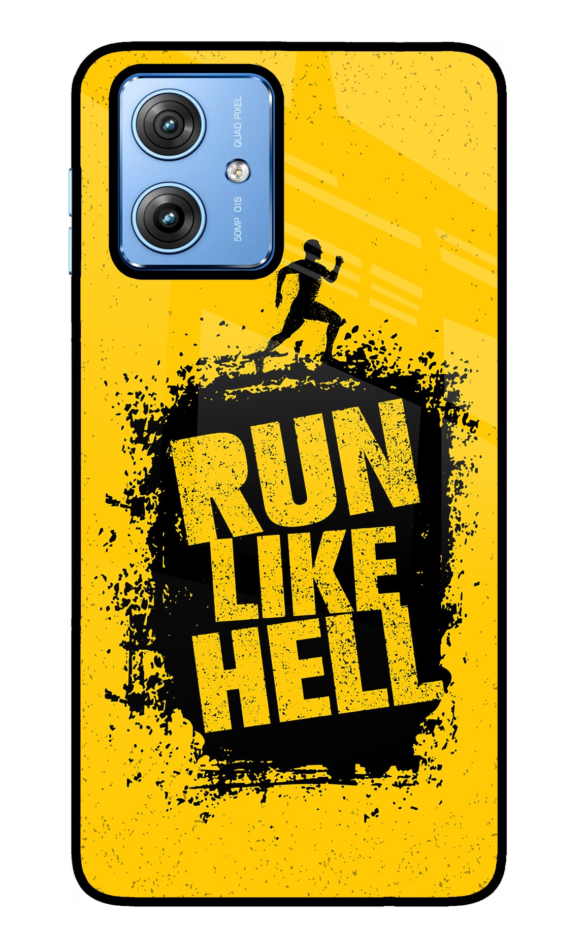 Run Like Hell Moto G64 5G Glass Case