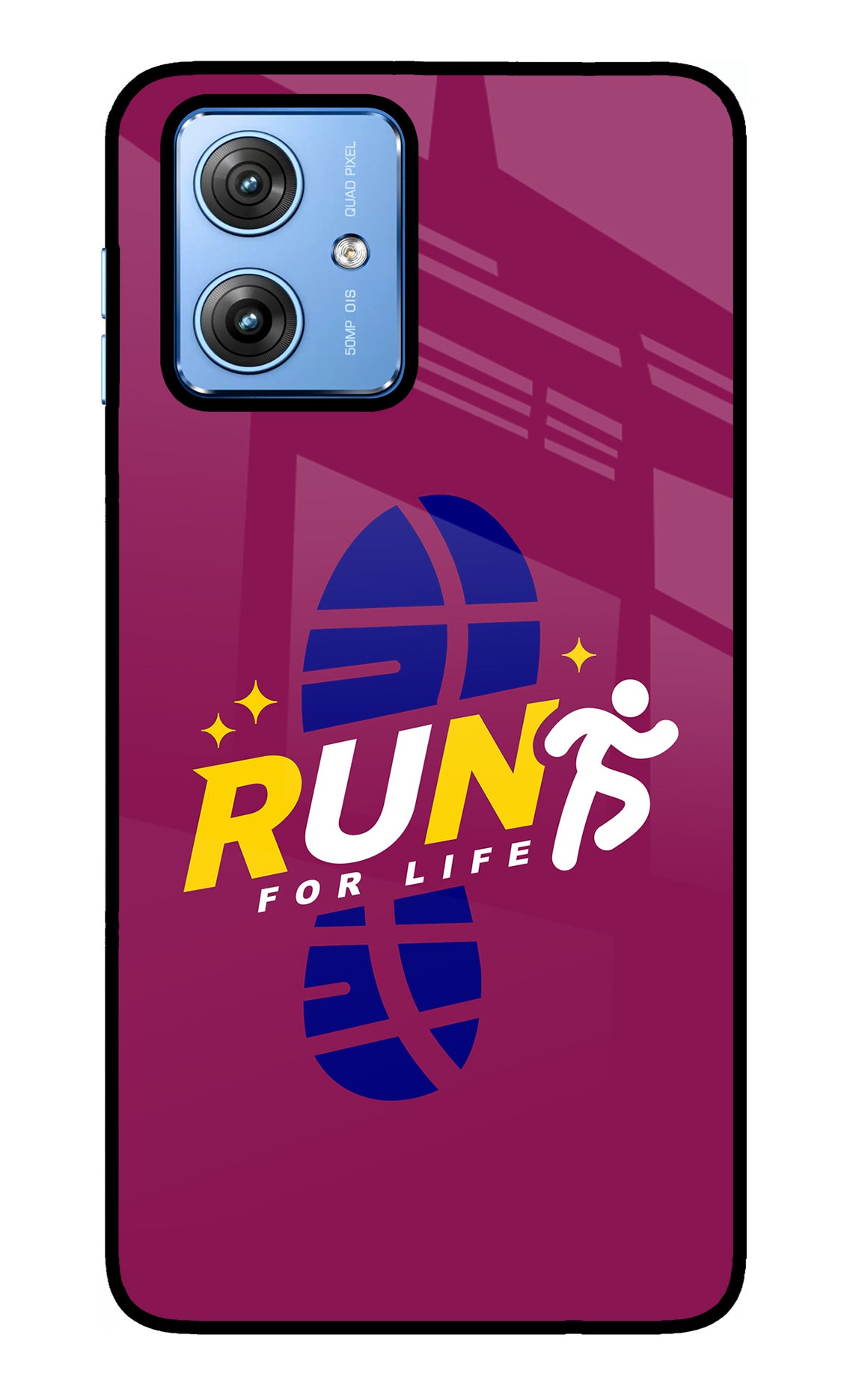 Run for Life Moto G64 5G Glass Case