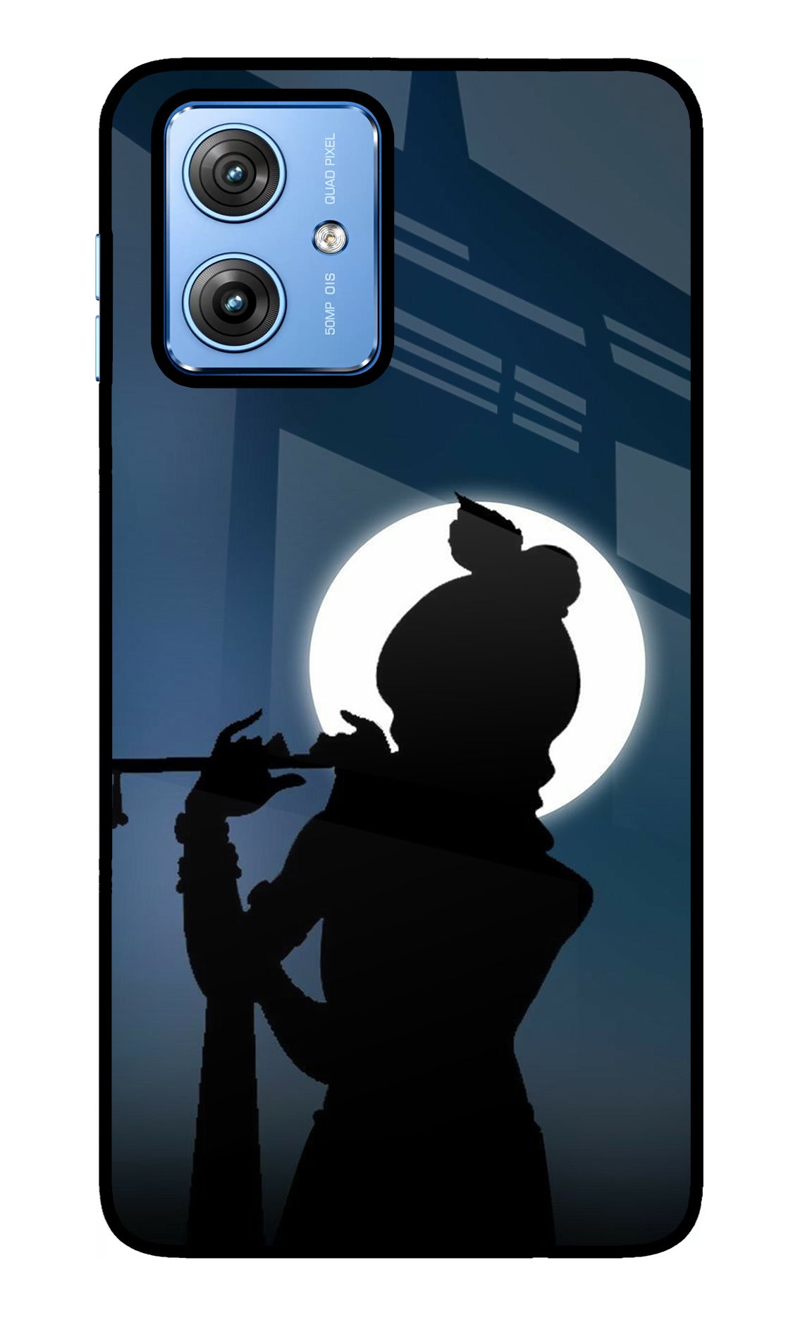 Shri Krishna Silhouette Moto G64 5G Back Cover