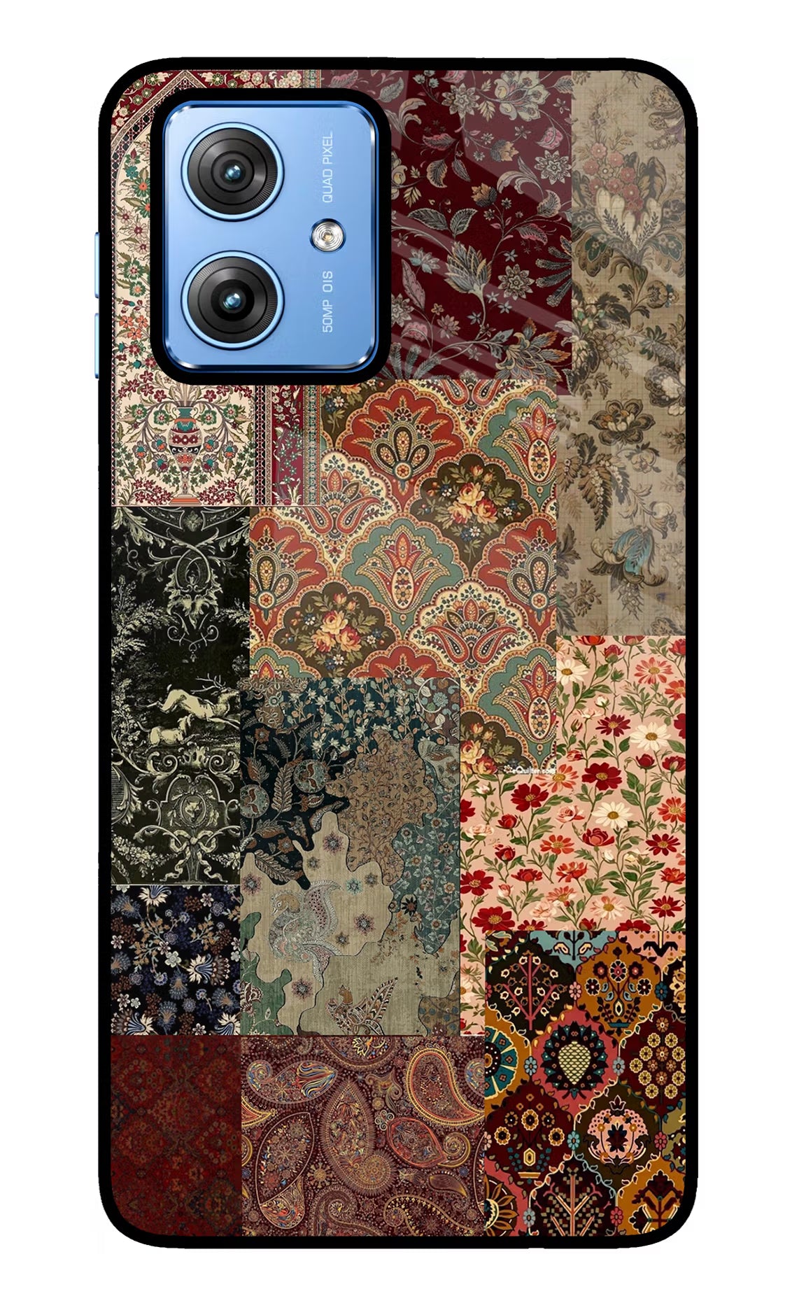Desi Print Moto G64 5G Glass Case Back Cover by Casekaro