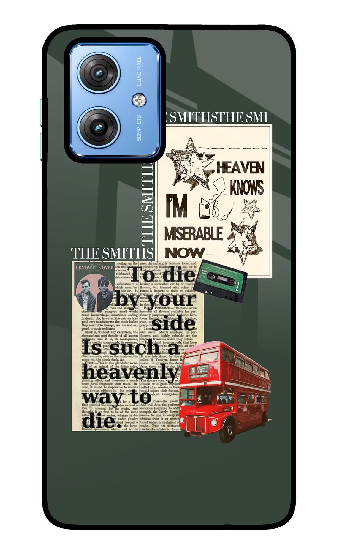The Smiths Moto G64 5G Glass Case Back Cover by Casekaro