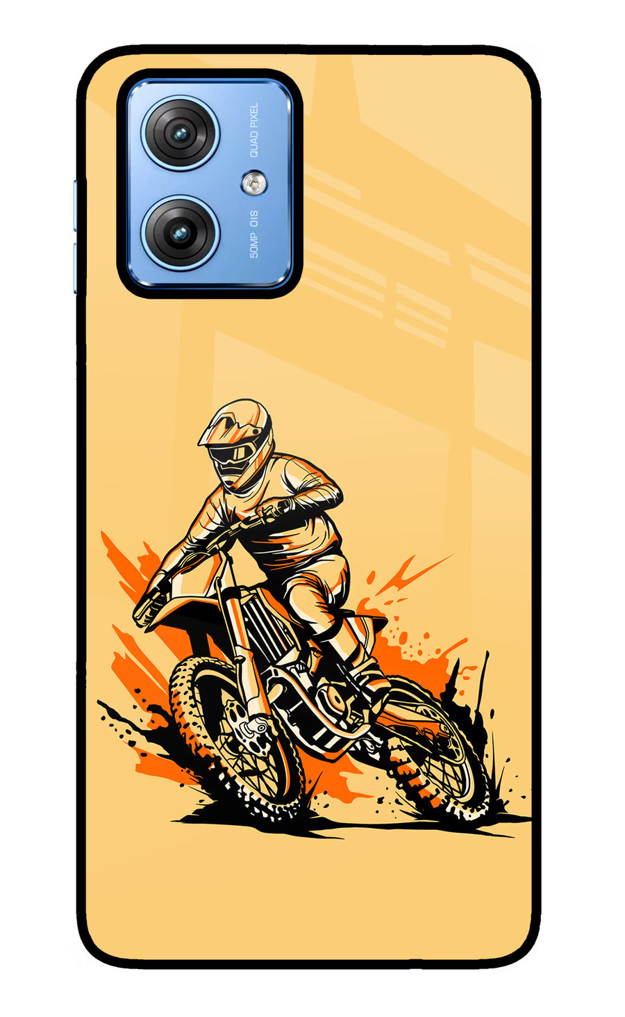 Off-Road Fury Moto G64 5G Back Cover, Glass case