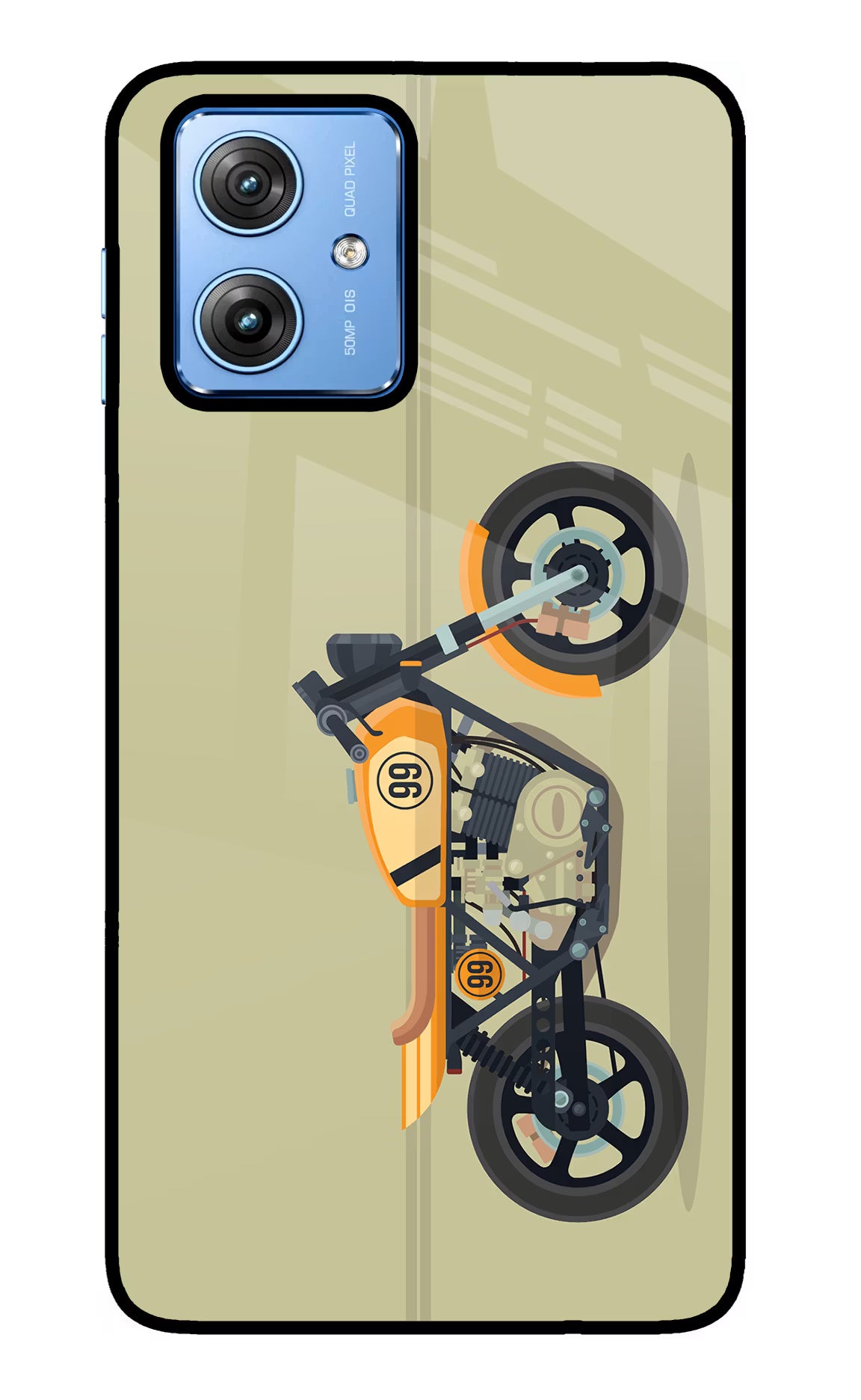 Vertical Speedster Moto G64 5G Glass Case