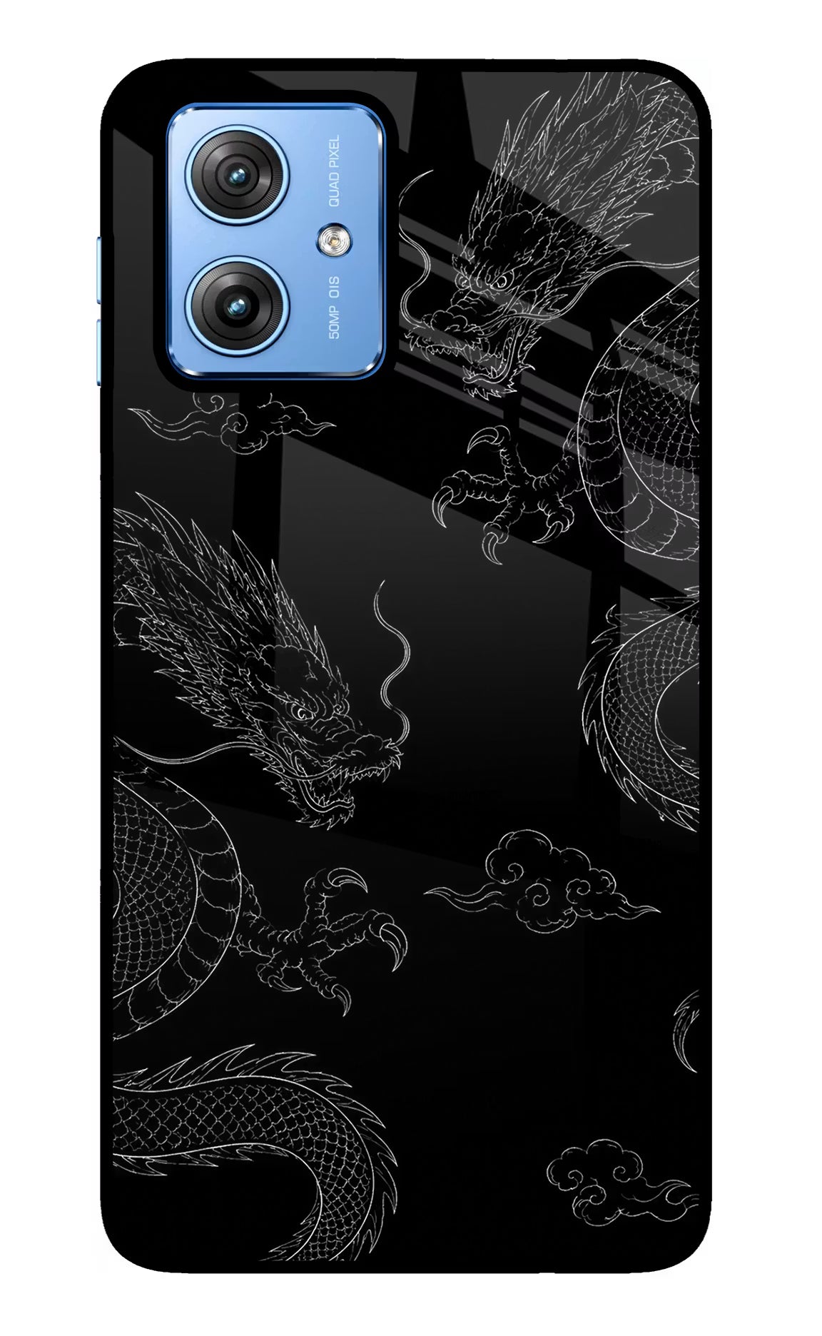 Twin Dragons Moto G64 5G Glass Case