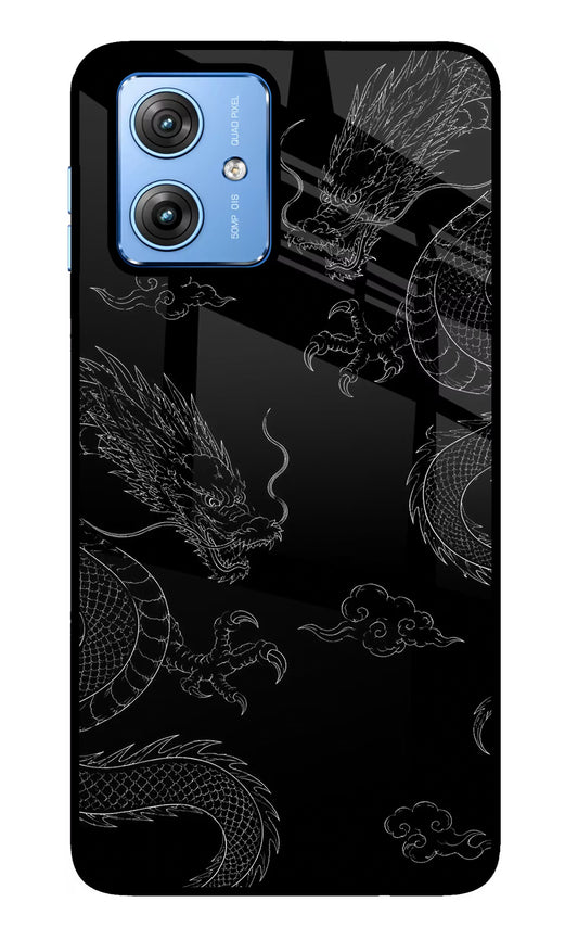 Twin Dragons Moto G64 5G Glass Case