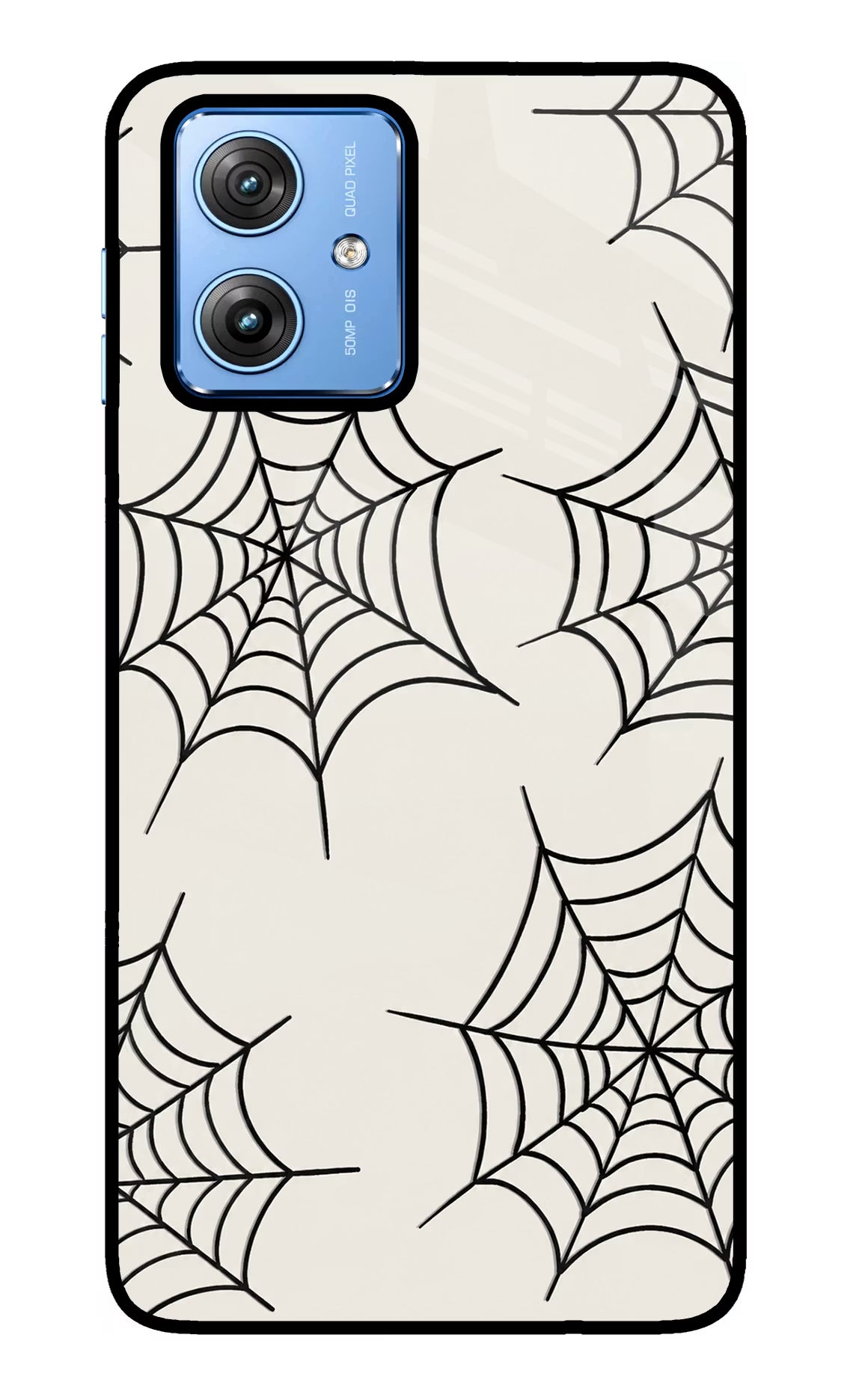 Spider Web Moto G64 5G Glass Case