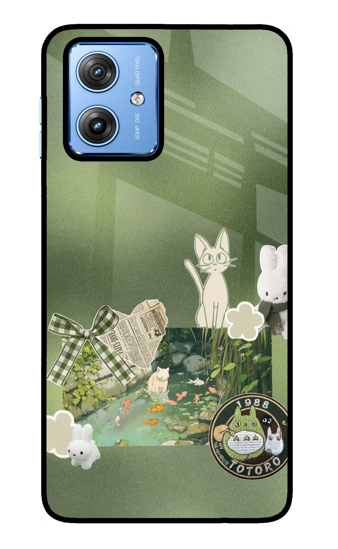 Aesthetic anime Moto G64 5G Glass Case