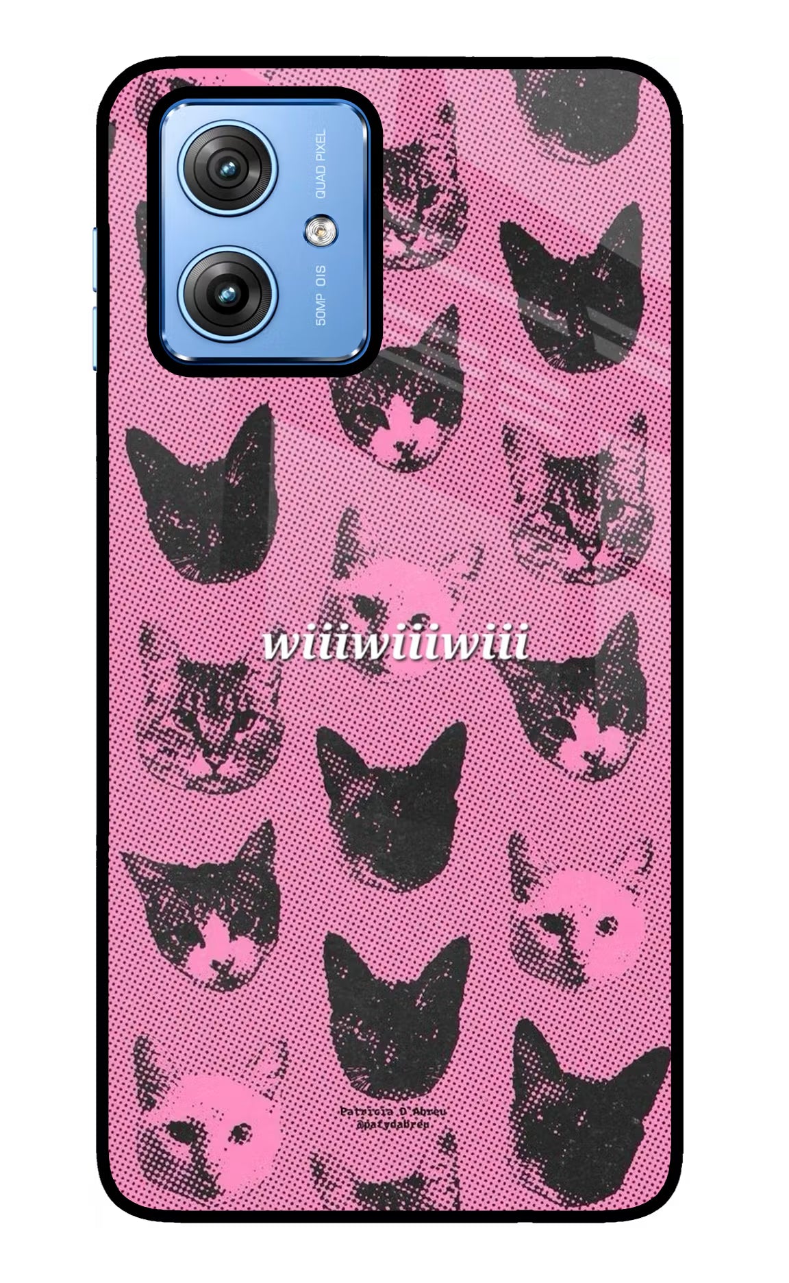 Pink Cats Moto G64 5G Glass Case