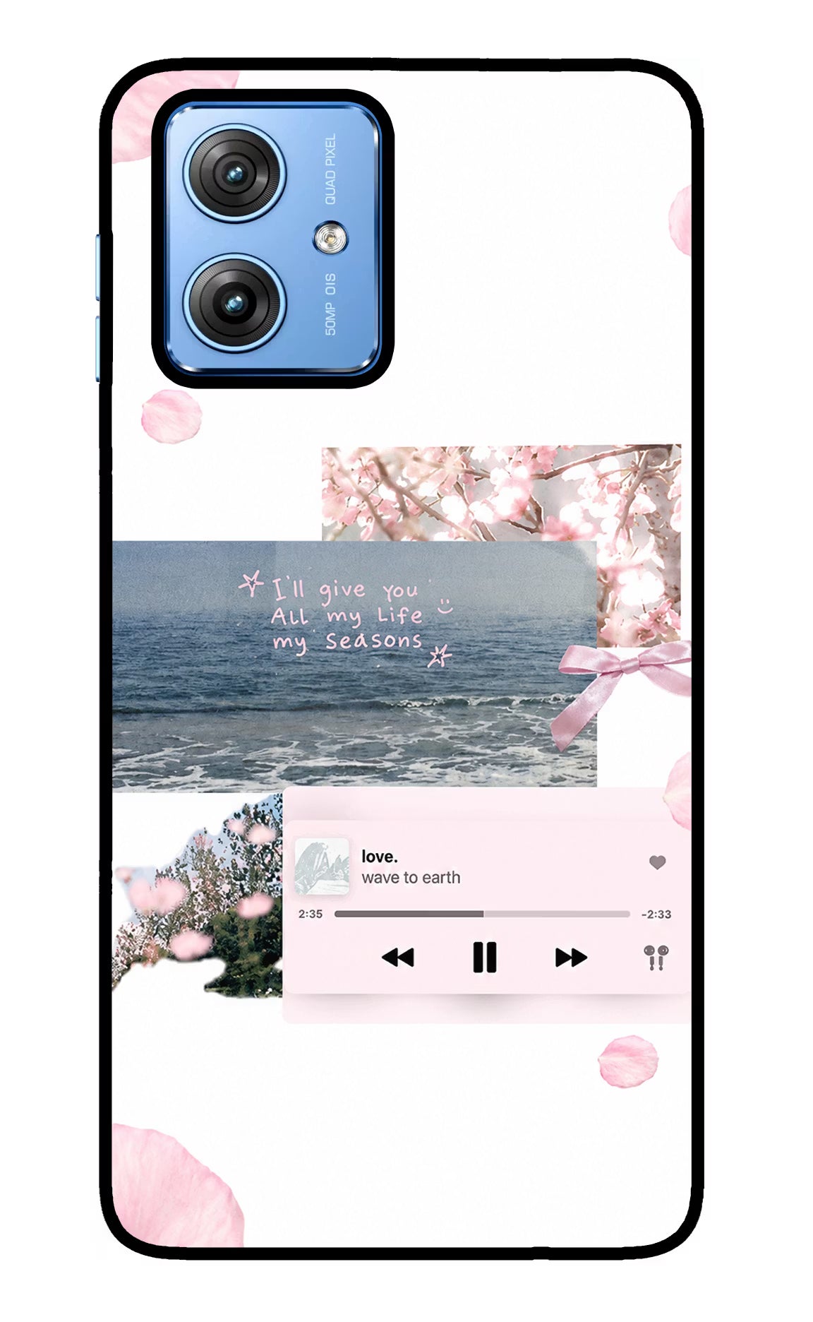 Wave to earth Moto G64 5G Glass Case