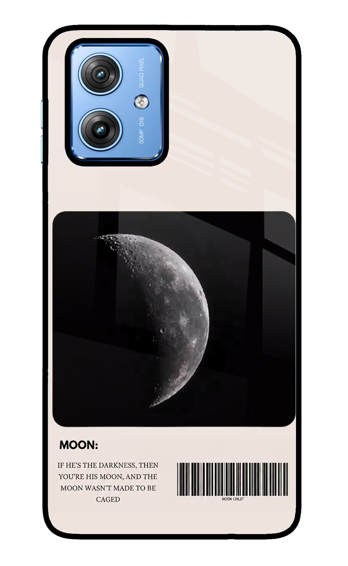 Moon Phase Moto G64 5G Glass Case