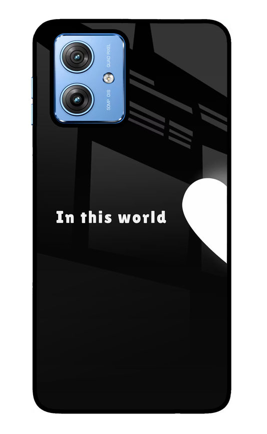This World Moto G64 5G Glass Case