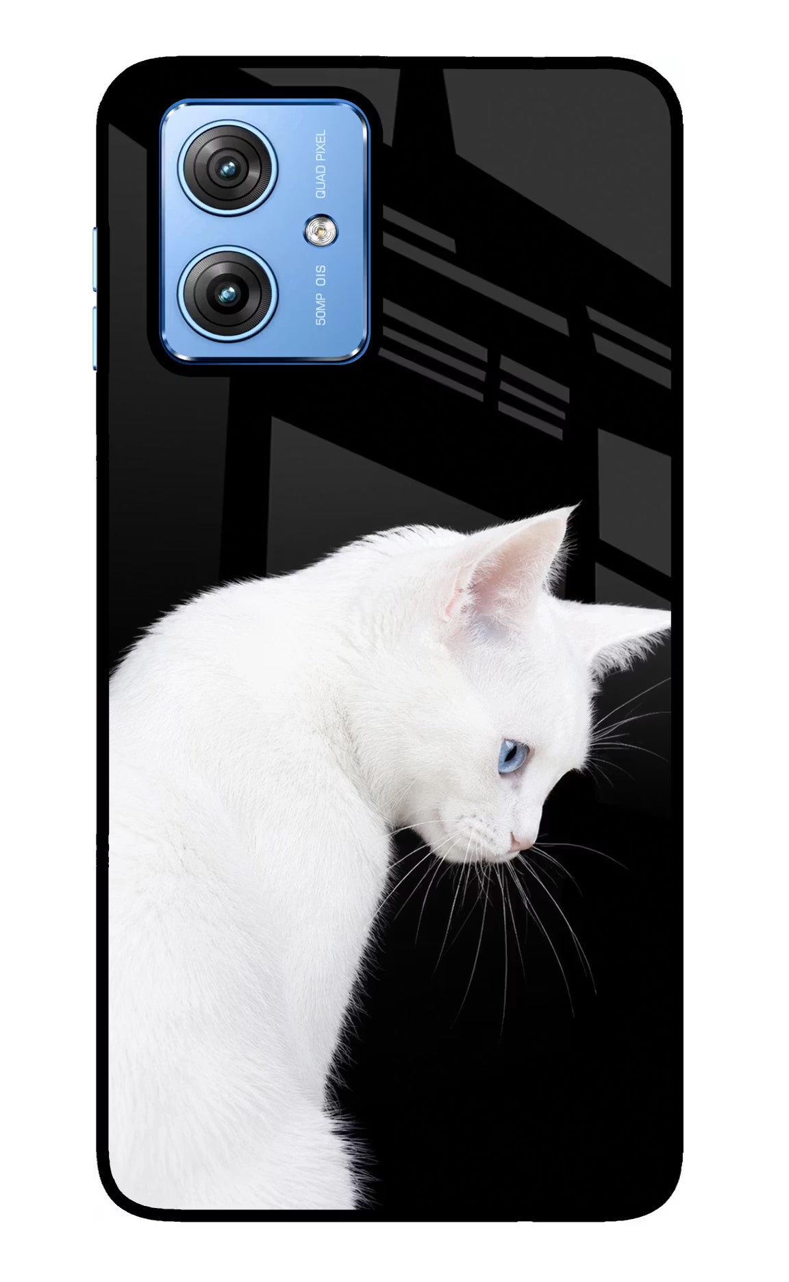 Snow Gaze Moto G64 5G Glass Case Back Cover by Casekaro